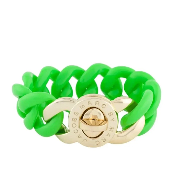 MARC BY MARC JACOBS Acrylic Turnlock Curb sz S - Picture 1 of 7